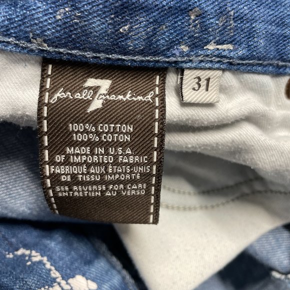 7 for all mankind The Straight in Phenomenon Men's Size 31 Blue jeans - Picture 10 of 12